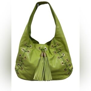 Michael Kors Lime Green Hobo Bag